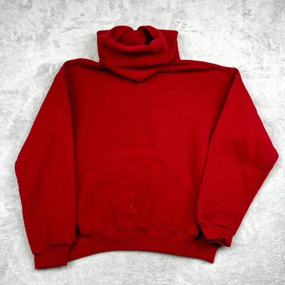 Y2K VTG Russell Athletic USC Trojans Football Team Hoodie Boy XL Red Cotton Logo